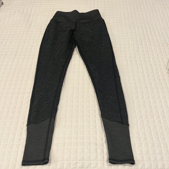 Alo Sz S brushed charcoal heathered gray Leggings - Picture 2 of 8